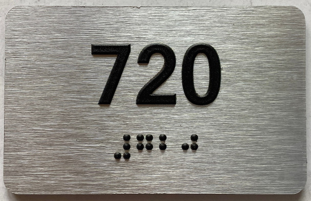ADA APARTMENT NUMBER 720 SIGN
