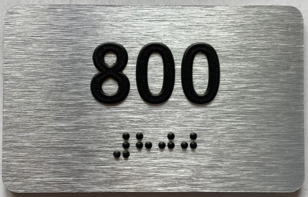 ADA APARTMENT NUMBER 800 SIGN