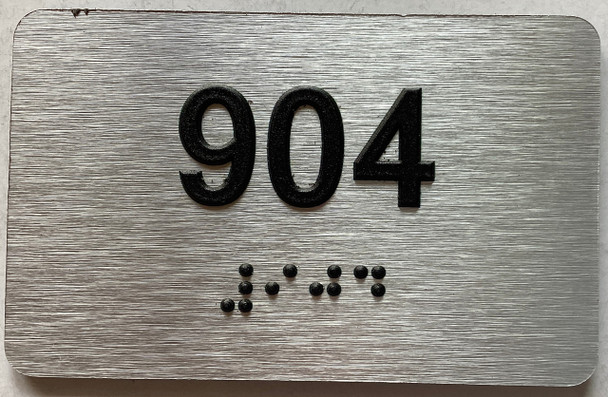 ADA APARTMENT NUMBER 904 SIGN