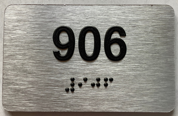 ADA APARTMENT NUMBER 906 SIGN