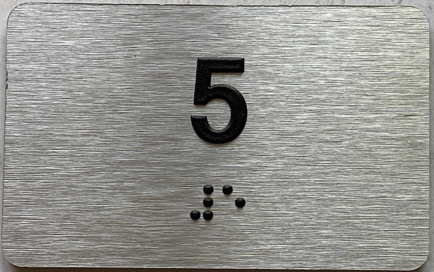 ADA APARTMENT NUMBER 5 SIGN