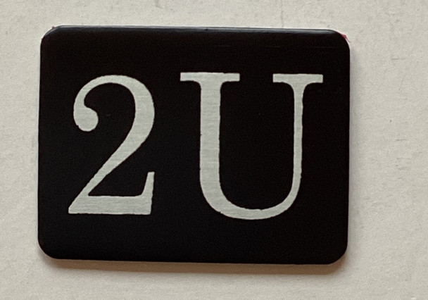 2U Floor Mailbox Number