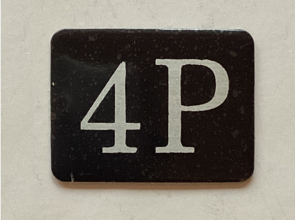 4P Floor Mailbox Number