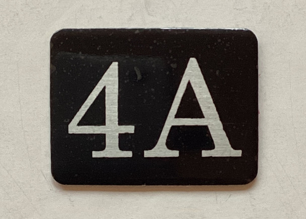 4A Floor Mailbox Number