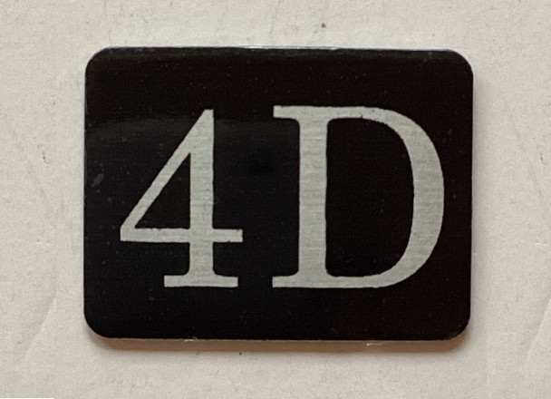 4D Floor Mailbox Number
