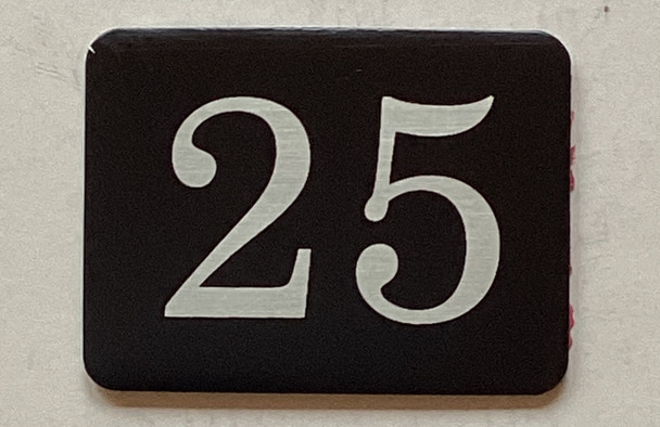 25th  Floor Mailbox Number