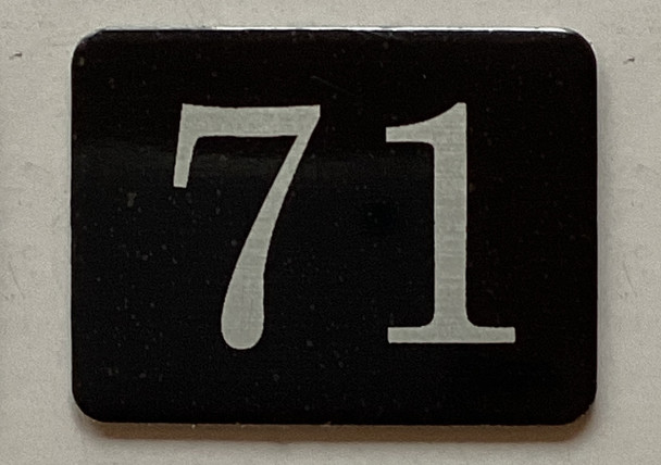 71st  Floor Mailbox Number