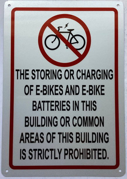 NYC E-BIKE SIGN