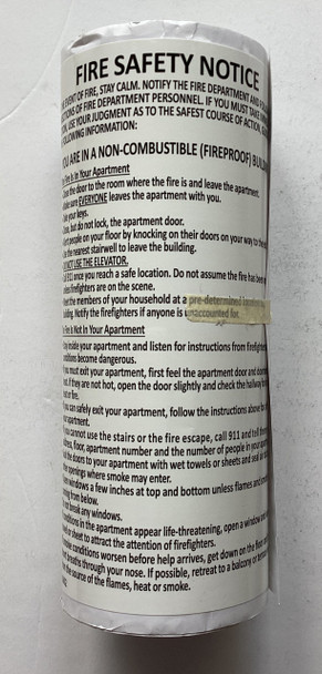 non fireproof sticker non fireproof sticker