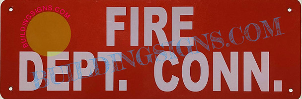 Fire Department Connection Sign - Fire Department Connection Sign -