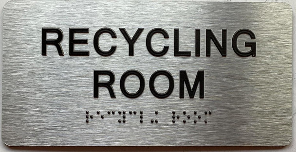 ADA RECYCLING ROOM SIGN