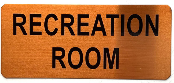 RECREATION ROOM SIGN