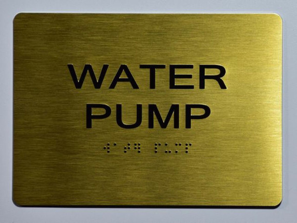 ADA WATER PUMP SIGN