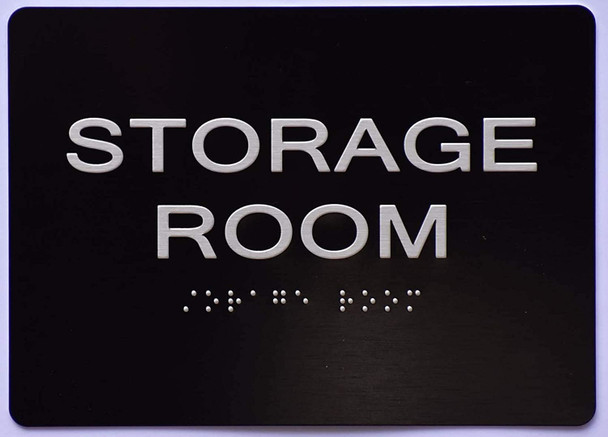 ADA STORAGE ROOM TACTILE SIGN