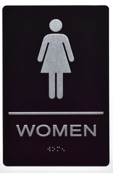 ADA WOMEN RESTROOM SIGN