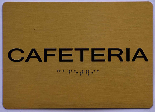 ADA CAFETERIA SIGN