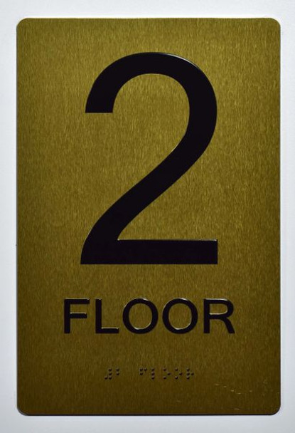 ADA 2ND FLOOR SIGN