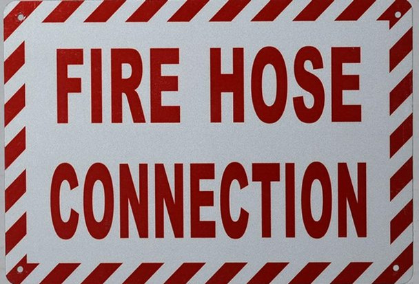 FIRE Hose Cabinet Sign FIRE Hose Cabinet Sign