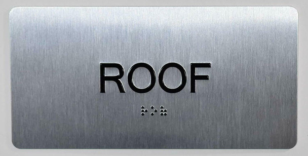 ADA ROOF FLOOR NUMBER SIGN