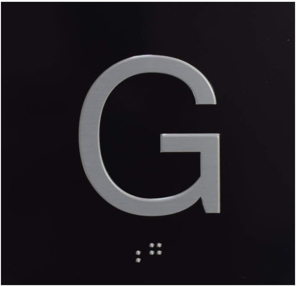 ADA GROUND FLOOR ELEVATOR JAMB PLATE SIGN ADA GROUND FLOOR ELEVATOR JAMB PLATE SIGN