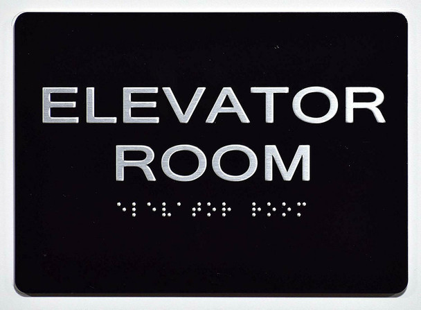 ADA ELEVATOR ROOM SIGN
