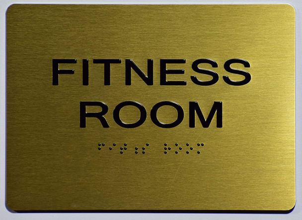 ADA FITNESS ROOM SIGN