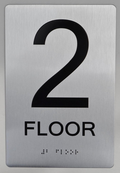 ADA FLOOR NUMBER SIGN
