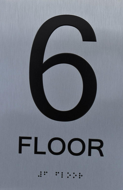ADA FLOOR NUMBER SIGN