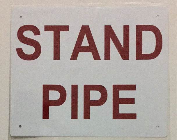 STAND PIPE SIGN STAND PIPE SIGN