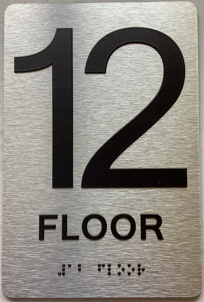 ADA 12 FLOOR SIGN