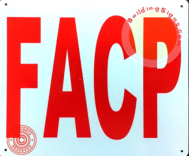 FACP Sign FACP Sign