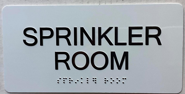 ADA SPRINKLER ROOM SIGN