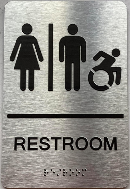 ADA MEN / WOMEN RESTROOM SIGN