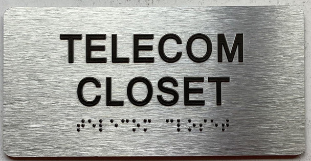ADA TELECOM CLOSET SIGN