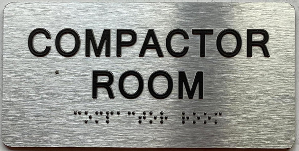 ADA COMPACTOR ROOM SIGN