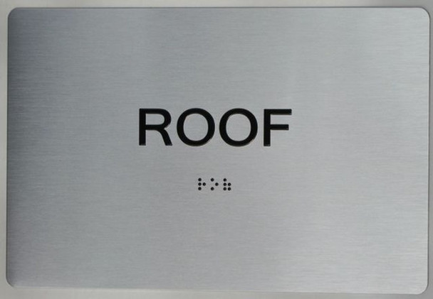 ROOF -Braille with Raised Tactile Graphics and Letters