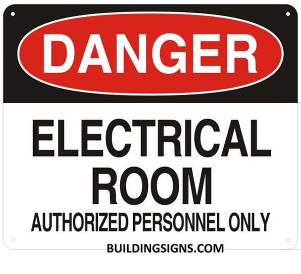Danger Electrical Room Unauthorized Personnel Keep Out