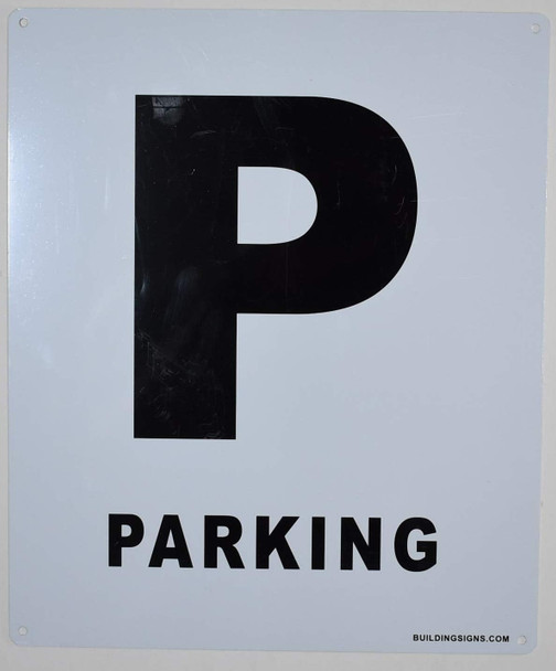 Parking Floor Number Sign