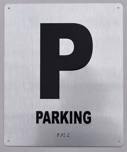 Parking Floor Number Sign-Tactile Signs -Tactile Touch Braille Sign-Tactile Signs