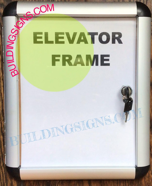 Elevator Notice Frame
