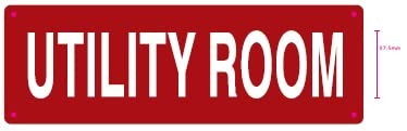 Utility Room Sign