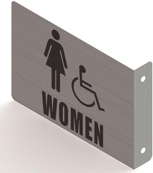 WOMEN ACCESSIBLE RESTROOM PROJECTION SIGN- WOMEN ACCESSIBLE RESTROOM 3D SIGN WOMEN ACCESSIBLE RESTROOM PROJECTION SIGN- WOMEN ACCESSIBLE RESTROOM 3D SIGN