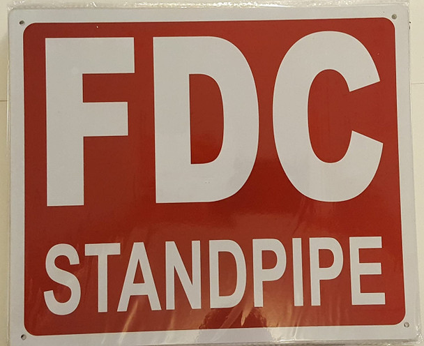 FDC STANDPIPE SIGN - FDC STANDPIPE SIGN -