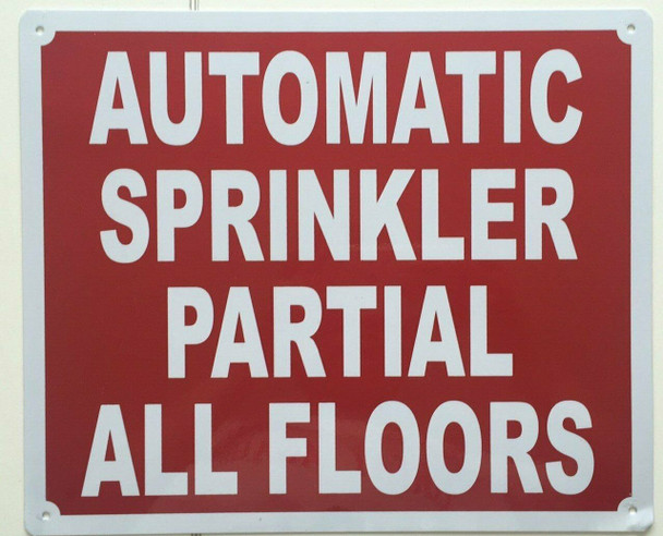 SPRINKLER CONTROL VALVE SIGN