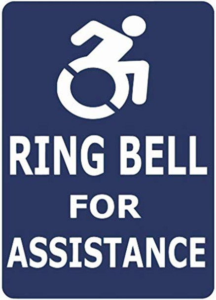 Ring Bell for ASSITANCE Sign