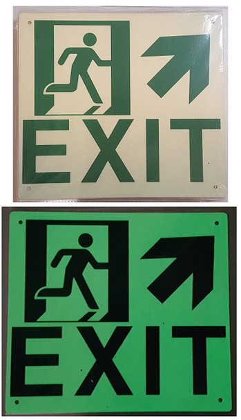 Exit Arrow UP Right Sign