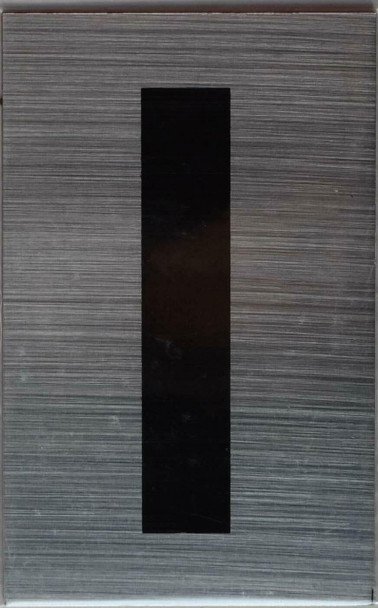 Apartment Number SignLetter I  - Porte D'argent line