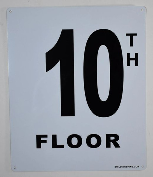 10th Floor Sign