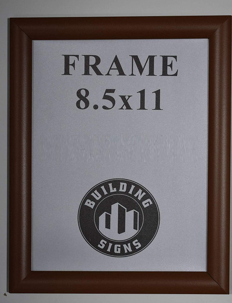 Brown Snap Poster Frame/Picture Frame/Notice Frame  Front Load Easy Open Snap Frame