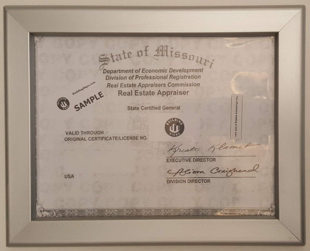 MO Business License frame
